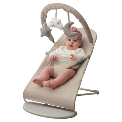 Детский шезлонг-качалка Bubago Momo BG 175-2 бежевый 01